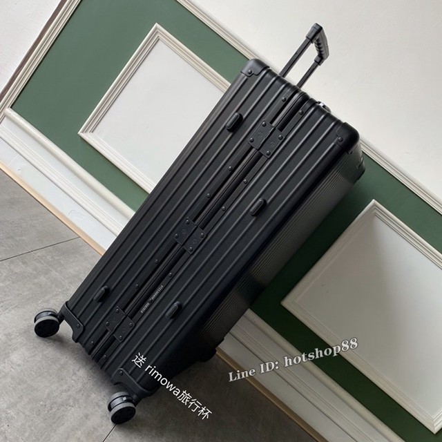 RIMOWA行李箱四輪拉杆箱 日默瓦黑色全鋁行李箱 型號66639 gdx1392